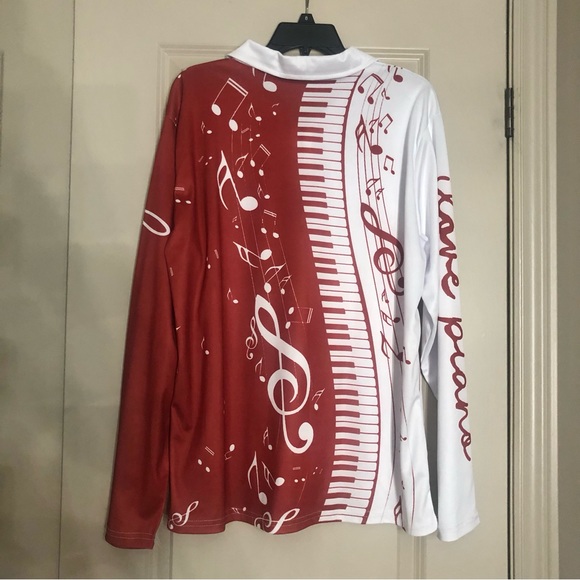 Men’s long sleeve polo - Picture 3 of 3